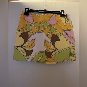 Zara Print Mini Skirt Size M